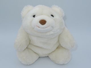 Gund Snuffles 015164 White Teddy Bear Plush Polar Bear 9 " Stuffed Animal Toy A
