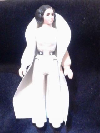 Vintage 1977 Star Wars Princess Leia Organa Loose Action Figure W/white Cape