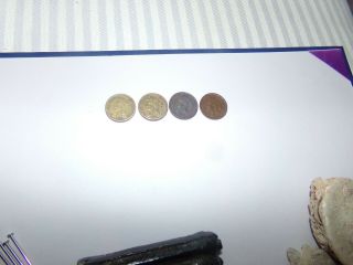 Indian Head Cents: 1860,  1861,  1863,  1864