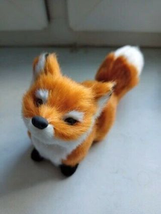 Fox Plush Doll Toy Stuffed Animal Brown Soft Cute Gift For Kids Baby Toys 6”