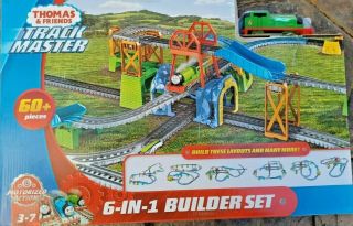 Trackmaster Thomas & Friends Percy Motorized 6 In 1 Train Track Play Set