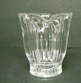 Vintage Cut Glass Clear Pitcher Creamer,  3.  5 