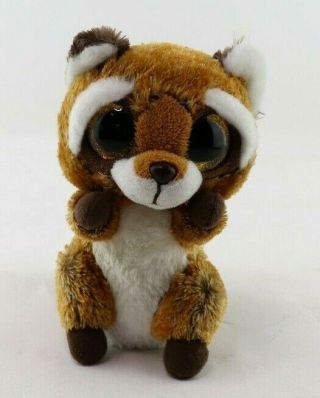 Ty Beanie Boos Rusty The Raccoon No Hag Tag 6 " Stuffed Animal Plush