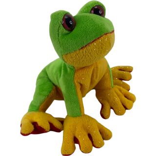 Ganz Webkinz Lil Kinz Tree Frog 7 " Plush Stuffed Animal Toy No Code Hs109 Euc