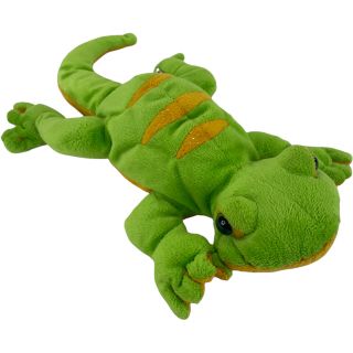 Ganz Webkinz Lemon - Lime Gecko 14 " W/ Tail Plush Stuffed Animal No Code Hm200 Euc