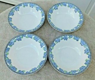 Pfaltzgraff Retired 2001 Blue Isle 6: Soup Or Cereal Bowls - 6 Available