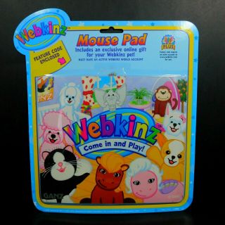 Ganz Webkinz Hanging At The Pad Mouse Pad 9 " X 8 " In Package Feature Code