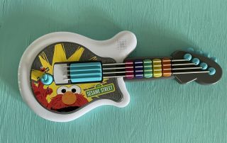 Sesame Street Elmo Guitar Let’s Rock Hasbro 2010 Musical Light - Up Keys Guitar
