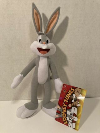 Toy Factory 7.  5” - 9” Looney Tunes Bugs Bunny Rabbit Plush With Tags