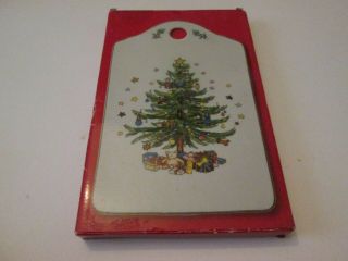 Vintage Christmastime Nikko Ceramic Snack Cheese Board 9 " X 5 3/4 " - Japan