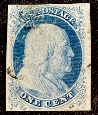 Us Stamp 9 Recut Once On Top And Bottom