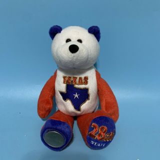 Limited Treasures Coin Bear W/coin Texas 28th State Collectible Quarter