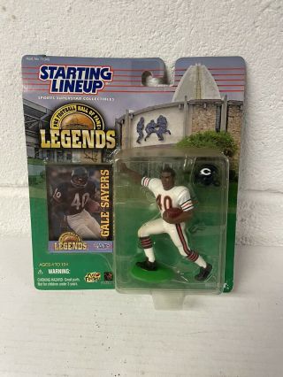 Kenner Nfl 1998 Starting Lineup Gale Sayers Chicago Bears Hall Of Fame Legends
