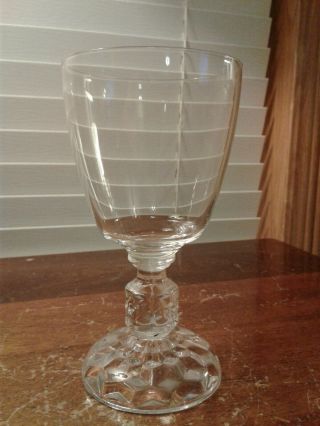 Five Fostoria American Lady Clear Water Goblets Individually 3