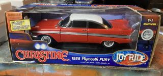 1958 Plymouth Fury Christine Toreador Red 1:18 Ertl / Joy Ride Die - Cast Mib