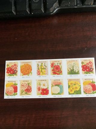 U.  S.  4754 - 4763 Vintage Seed Packets Pane Of 20 Forever Mnh