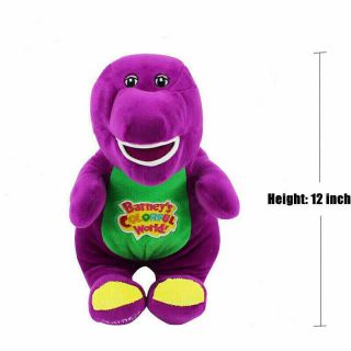 Barney The Dinosaur Can Sing I LOVE YOU Song Purple Plush Doll Toy Birthday Gift 2