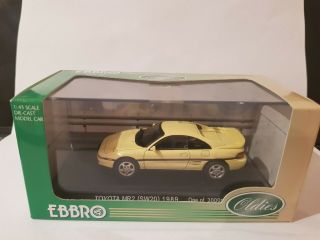 Ebbro Oldies - Toyota Mr2 Sw20 1989 [yellow] Absolute Vhtf Box Good