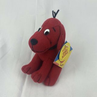 Scholastic Sidekicks Clifford The Big Red Dog Plush 4 " 2000 Stuffed Animal
