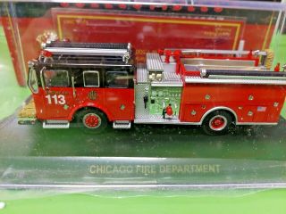 Code 3 1/64 Chicago Fire Dept Engine 113 Ward Lafrance Past Time Hobbies Special