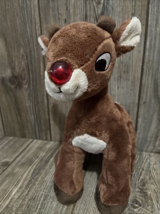 Dan Dee Plush Sings Rudolph the Red - Nosed Reindeer Nose Lights Up 12 