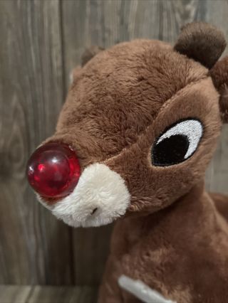 Dan Dee Plush Sings Rudolph the Red - Nosed Reindeer Nose Lights Up 12 