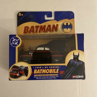Corgi Batman Dc Comics 1940s Batmobile Bmbv1 1:43 Scale Die Cast Vehicle 2005
