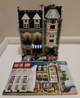 Lego Modular Creator Green Grocer 10185 Complete Instruction Manuals City Town