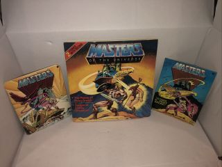 Masters Of The Universe Book W/record 1983 The Power Of Point Dread 2 Stories