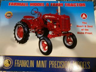 Franklin Precision Farmall Model A Farm Tractor Case 1:12 Scale Detail