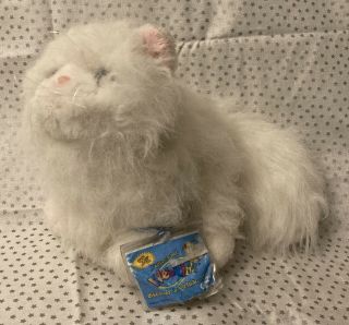 Ganz Webkinz White Persian Kitty Cat Hm110 With Online Code Attached