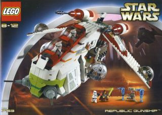 Lego Star Wars 7163 Republic Gunship Rare Set