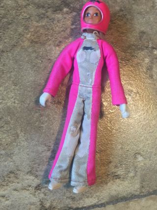 1974 Ideal Derry Daring Evil Knievel Action Figure Doll W/helmet