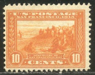 U.  S.  400a - 1913 10c Pan - Pacific,  Orange ($175)