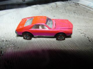 1968 Hot Wheels Redline Custom AMX In Pink 3