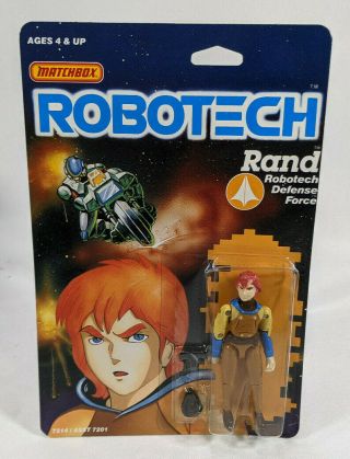 Matchbox Robotech Rdf Rand Action Figure - - Vintage - 1985