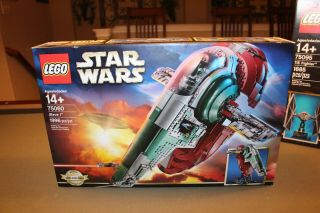 LEGO 75060 Slave 1,  75095 Tie Fighter,  10227 B - Wing Fighter UCS 5