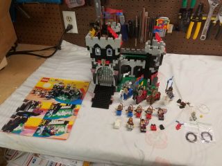 Vintage Lego Black Knight’s Castle Set 6086 Complete With Instructions