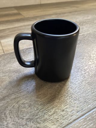 Rae Dunn Black Espresso Cups Demitasse Mugs Gulp Black 2