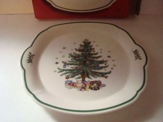 10 " Christmastime (happy Holidays) Tray By Nikko - In The Box