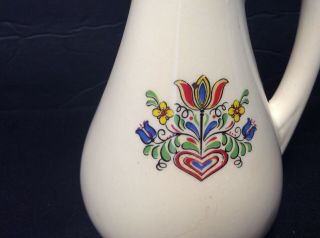Vintage Homer Laughlin Ryhthm Folk Dutch Tulip Creamer