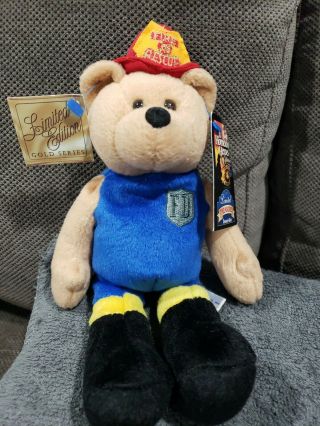 Limited Treasures - Hometown Heroes Gallant Fire/rescue Bear Plush Collectable