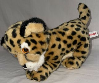 Aurora Baby Cub Cheetah Leopard Tan Black Plush Stuffed Animal Toy 10 "