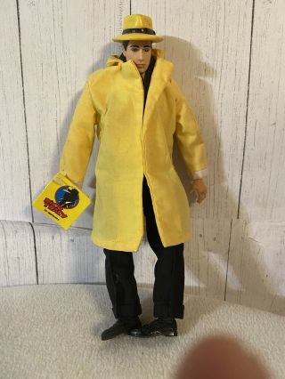 1990 Applause Dick Tracy Action Figure Doll With Tag Vintage