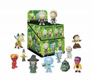 Funko Mystery Minis Blind Box - Rick And Morty - Display Box Of 12