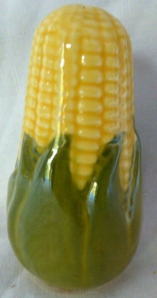 Vintage Shawnee Ceramic Corn King Salt Or Pepper Shaker Usa,  No Stopper,  5.  25 "