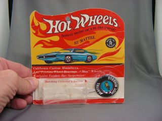 Hot Wheels Redline 1968 Us Empty Cheetah Blister Pack Bp With Button Pin