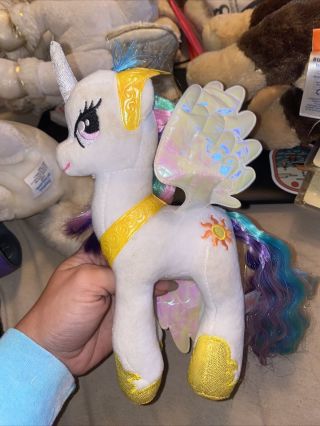 Ty Sparkle My Little Pony Unicorn Princess Celestia Plush Stuffed Animal 9 "