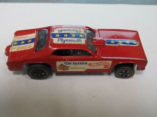 Hot Wheels Redline 1969 Tom Mcewen Mongoose Funny Car Plymouth Coca Cola