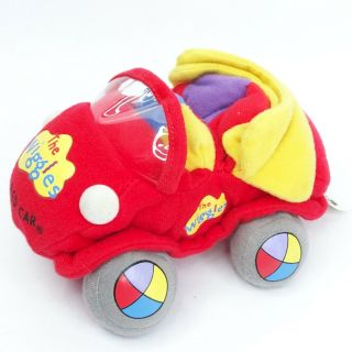 Wiggles Big Red Car Plush Soft Toy Small Flawed